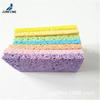 Cor 110*70 * 20mm cor esfregador de banho absorvente bloco de esponja de polpa de madeira para banho esponja absorvente comprimida esponja comprimida absorvente