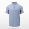Nueva Camisa Polo de Verano 2026 Desan Artesanía Sin Costuras para Hombre, Transpirable, Alta Elasticidad, Agradable para la Piel, Cuello Camisero, Deportes y Ocio