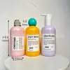 Cor Macaron 250ml Laranja Qi Frasco Redondo Boston Embalagem Frasco para Creme Toner Essência de Cuidados com a Pele do Bebê