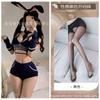 2024 Nova Lingerie Sexy Uniforme de Policial Coelho Sexy Pacote Tentação Livre da Cama Paixão Quente SM Flerte