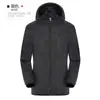 Chaqueta de piel cortavientos de verano, Ropa impermeable y protección solar para hombre, Ropa de protección solar para exteriores, Color liso con logo, En stock