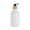 Botella de Loción de Presión Spot 300ml Botella de Champú para Cuidado 500ml Botella de Relleno Cosmético Plástico PET Escarchado