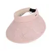 Chapéu de Sol de Verão para Uso Externo Feminino, Estilo Coreano, Moderno e Versátil, Chapéu com Aba Larga e Lantejoulas, Faz o Rosto Parecer Menor, Chapéu de Sol com Proteção Solar