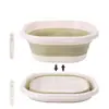 Lavabo plegable para dormitorio, hogar, estudiante, nuevo estudiante, niños, lavandería, lavabo facial, portátil, viaje, lavabo de plástico grande y pequeño