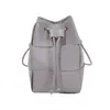 Bolso Cubo Nuevo de Cordón para Mujer Verano 2026, Bolso de Hombro de Diseño Nicho para el Trabajo, Bolso Cruzado de Color Sólido
