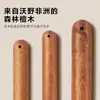 Rolo de massa de sândalo vermelho de ponta dupla, sem pintura e sem cera, para uso na cozinha doméstica, panificação e fazer massa de pastel/dumpling - diretamente do fabricante
