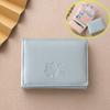 Nueva Cartera de Oso Estilo Ins Color Suave Simple Fresca Coreana Multifunción Corta para Estudiante Porta Tarjetas para Cambio