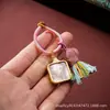 Nuevo Colgante Tejido a Mano Estilo Tíbet, Llavero Tejido, Colgante con Borla, Xizang, Señor Shiva, Dios Amarillo de la Riqueza, Tara