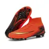 Copa Mundial Transfronteriza C. Zapatos de fútbol Ronaldo para hombre, venta al por mayor para adulto talla grande FG tacos largos TF tacos para césped artificial zapatos de entrenamiento para césped artificial