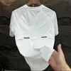 Camiseta Deportiva de Running para Hombre y Mujer, Manga Corta, Cuello Redondo Delgado, Secado Rápido, Malla de Hielo, Moda Verano 2025, Secado Rápido