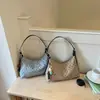 Bolso de Hombro Retro de Lunares para Verano 2026, Gran Capacidad, Bolso de Hombro de Moda Nicho, Bolso de Mano Estiloso para Chica Popular