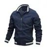 Chaqueta de Otoño Nueva Transfronteriza Europea y Americana con Estampado de Piloto Unisex con Cremallera para Ciclismo Chaqueta de Béisbol