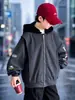 Jaqueta com Capuz Infantil Zhili para Meninos 2026 Outono Nova Blusa de Manga Longa para Crianças Meninos Bebês Roupas de Primavera e Outono