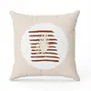 Funda de almohada estilo Morandi, funda de cojín cuadrada para dormitorio o sofá de sala de estar, impresión a una cara, relleno de almohada no incluido