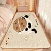 Alfombra de Piso Peluda Linda Dibujos Animados Mesita de Noche Nuevo Cachemir Imitación Habitación Ventana Saliente Alfombra de Tira Habitación Habitación Infantil Sala de Estar Peluche Linda