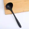 Barril de armazenamento vermelho com cabo de silicone tudo incluído utensílios de cozinha conjunto de 10 peças espátula antiaderente utensílios de cozinha conjunto de cozinha