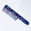 Peine Retro de Acetato Xingyi con Patrón de Mármol, Mango Largo, Estilo Femenino, Antiestático, Peinado sin Dañar el Cabello