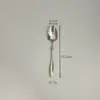 Juego de Cuchillo, Tenedor y Cuchara de Acero Inoxidable 304 con Mango Creativo de Hoja de Sauce, Estilo Occidental de Lujo Ligero, para Uso Doméstico, Comedor, Cuchara para Sopa, Cuchara para Plato Principal