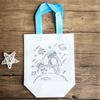 Bolsa de Grafitis No Tejida Bolsa de Clasificación de Basura DIY Material para Bolso de Mano de Producción Pintado a Mano para Niños