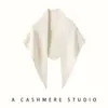 Novo Estilo Outono/Inverno Cachecol Feminino de Cashmere com Trança 3D Xale Tricotado para Proteção contra Frio Versátil Estilo Coreano Cachecol Triângulo Peça de Roupa