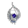 Broche Metálico de Cisne Europeu e Americano para Mulheres, Alto Padrão, Luxo Acessível, Exquisito Bordado com Diamantes para Roupas, Bolsas, Acessórios, Broche de Lapela