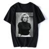 Roupas Masculinas Camisetas Gráficas de Cinema Retrô Marilyn Monroe