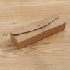 Cartón largo para hornear de papel kraft caja de embalaje para pastel de luna galleta caja de embalaje para chocolate turrón mousse yema de huevo crujiente