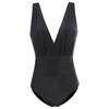 Bikini sexy de una pieza coreano nuevo de cintura alta con escote en V profundo para mujer, traje de baño adelgazante, aguas termales transfronterizas