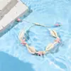 Collar Europeo y Americano Transfronterizo Estilo Bohemio Estrella de Mar Concha Vacaciones en la Playa Pulsera Tejida ins Serie Océano