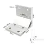 Ángulo Extruido Asiento de Ángulo de Aluminio Engrosado Código de Ángulo de Aluminio Pieza de Ángulo de Aluminio de 90 Grados Conector de Perfil de Aluminio 4080 Ángulo de Aluminio Reforzado 4040 Otros