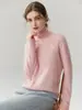 Zhenrong~Suéter de Punto 100% Cachemira de Cuello Alto para Mujer, para Usar Solo o en Capas, para Viajar al Trabajo, Capa Base Minimalista