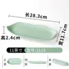 Xiangyuanmei Vajilla Nórdica Plato de Melamina Rectangular Comercial Creativo Plato para Restaurante de Hot Pot Plástico Imitación Porcelana Plato para Barbacoa