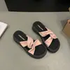 Sandálias Slip-On Modernas de Solado Grosso para Aumentar a Altura para Mulheres, Novidade Verão 2026 Versáteis Antiderrapantes com Plataforma Casuais para Uso Externo