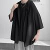 Abrigo Xia te talla grande Estilo Lazy Japonés Retro Camisa de Manga Corta Verano Delgada 300 Jin Destripador Camisa Guapa para Hombre y Mujer