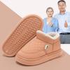 Bolsa Impermeable Zapatillas de Algodón con Tacón para Mujer en Invierno Forradas de Felpa para Mantener el Calor para Personas de Mediana Edad y Mayores Hogar Suela Gruesa Antideslizante Zapatillas de Algodón para Uso Exterior para Hombre Venta al por Mayor
