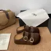 Otoño 2026 Zapatillas sin cordones con hebilla, Pantuflas perezosas, Mocasines de moda con plataforma interior para mujer