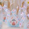 Bolsa transparente de PVC para jardín de infancia, bolsa de embalaje para niños, bolsa de regalo para personas mayores, bolso de mano para bebé, regalo de mano, bolsa de regalo de cumpleaños