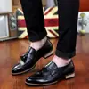 Zapatos de Hombre Retro con Borlas de Verano, Zapatos Casuales de Cuero sin Cordones Puntiagudos de Moda, Zapatos de Hombre Estilo Brogue, Estilo Juvenil Británico