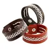 Suministro estable de fábrica directo de fábrica Pulsera de cuero tejido retro popular europea y americana pulsera de cuero al por mayor