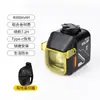 Conjunto de Faróis Farol de Bicicleta Liga de Alumínio Passeio Noturno Longa Duração da Bateria USB Farol para Ciclismo de Estrada Equipamento de Ciclismo