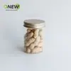Botella de plástico transparente de 250 ml frasco para envolver regalos frasco sellado grado alimenticio para mascotas frasco de plástico para frutos secos caja de plástico redonda