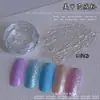Polvo de Terciopelo de Nieve para Uñas de Alta Calidad, Artículo Popular de Celebridades de Internet, Brillo de Copo de Nieve Iluminador, Decoración de Uñas de Brocado de Nube Ópalo Aurora con Brillo Fino