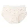 8054 Chica Lolita Francesa Atmósfera Floral 10A Ropa Interior Antibacteriana Cintura Media Cubre Cadera Transpirable Calzones para Mujer