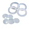 Juntas de silicone de grau alimentício, almofadas de silicone transparentes, anéis de silicone de vedação, à prova d'água, autoadesivos, almofadas de pé redondas, almofadas de silicone