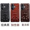 Adequado para capa de celular OPPO K10 couro de vaca crocodilo caveira meio pacote K10Pro capa protetora de couro