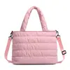 Bolso de Chaqueta de Algodón de Moda para Mujer Estilo Coreano Nuevo Transfronterizo para Otoño e Invierno, Bolso Cruzado de Viaje de Moda para Mujer, Bolso de Chaqueta de Plumas de Comercio Exterior