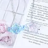Molde de Silicona DIY Gotas de Pegamento de Cristal Mariposa Flor Hecha a Mano Géminis Estrella Luna Copo de Nieve Concha Caballo de Troya Hemisferio