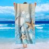Comercio exterior Amazon Toalla de playa de terciopelo de una cara europea y americana toalla estampada toalla de playa toalla de baño de verano playa natación toalla de baño