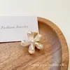 Mini Pinza de Garra Pequeña de Aleación con Flor de Verano Nueva Pétalo Pinza para el Cabello de Mujer Pinza para Flequillo Pinza Lateral para Cabello Rebelde Accesorios para el Cabello Mujer