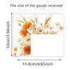 Las Flores Florecen y Son Ricas en Coloridos Pegatinas de Interruptor de Flor, Rosas y Tulipanes, Pegatinas para Enchufe de Pared de Decoración Artística para el Hogar